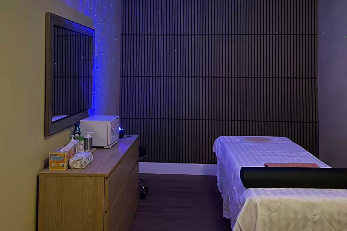 Massage room at The One Spa